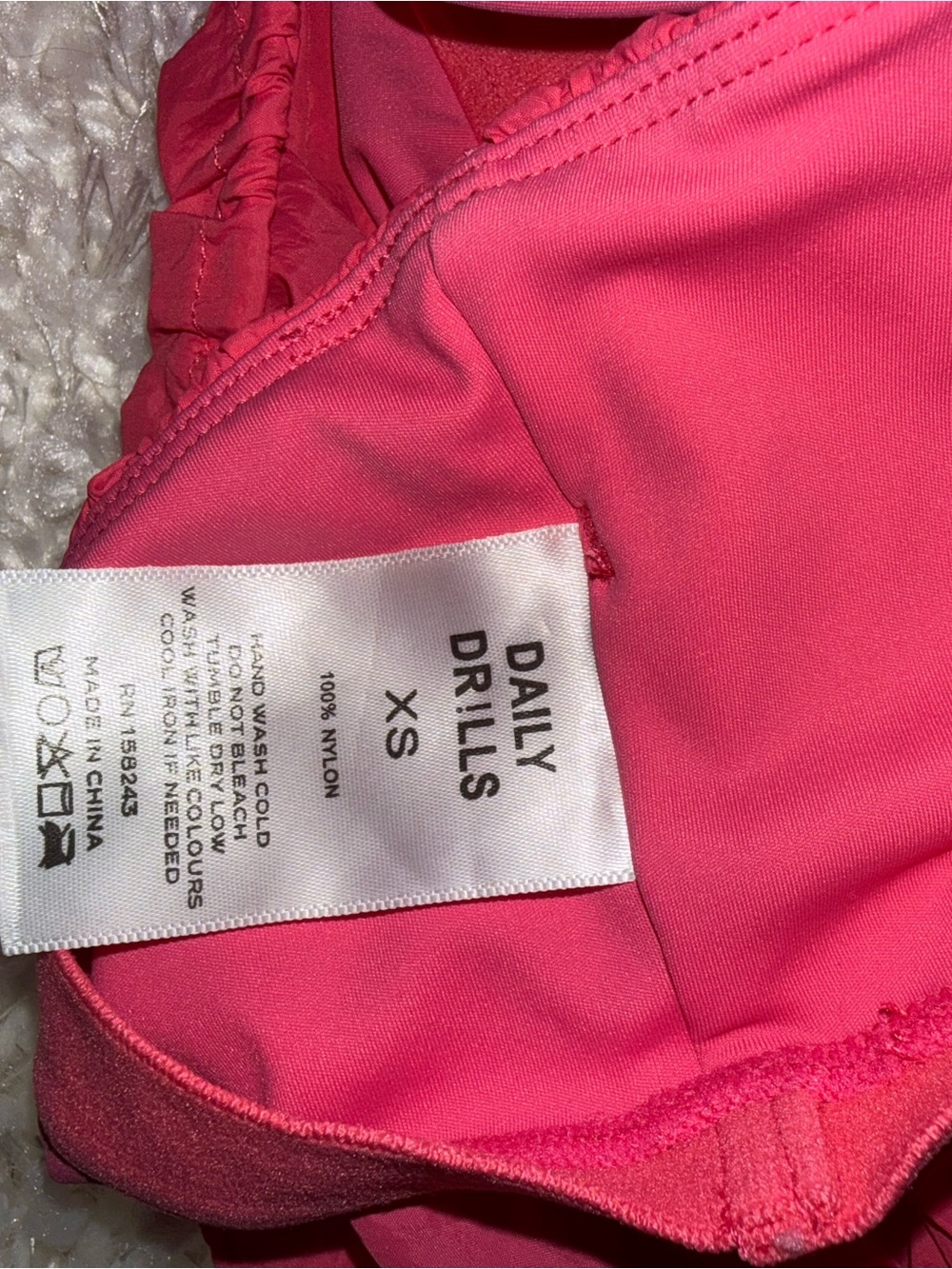 Daily Drills Bright Pink Shorts and Crop Top Set - Picture 5 of 5